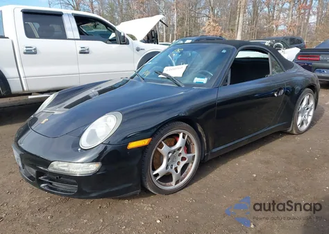 2005 Porsche 911 Carrera S из США, поврежденный, VIN WP0CB29935S765493
